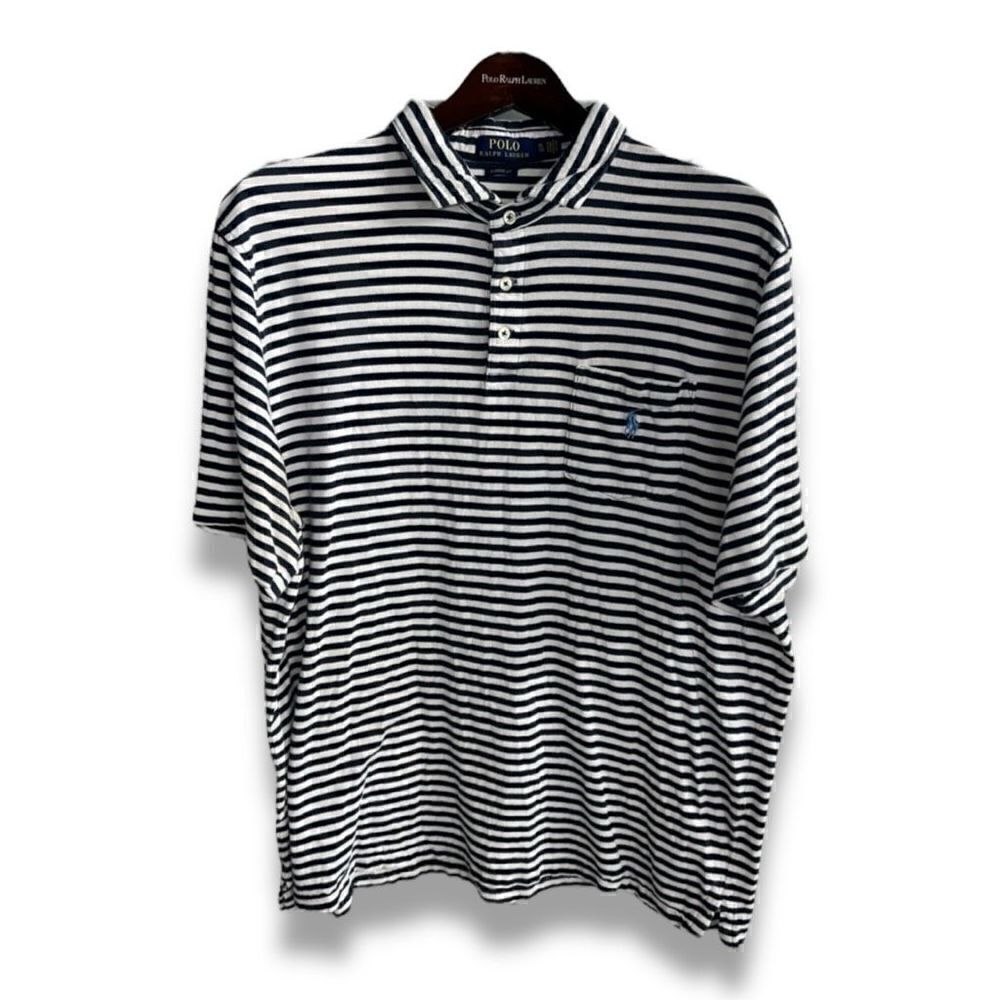Blue Polo Ralph Lauren Soft Touch Polo Shirt Size XL